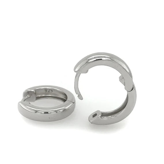 SilverGleam Hoop Earrings